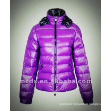 young ladies winter down jacket for Bright color